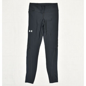 Under Armour Women Legging Skinny Polyester Black Size S Compression Heatgear